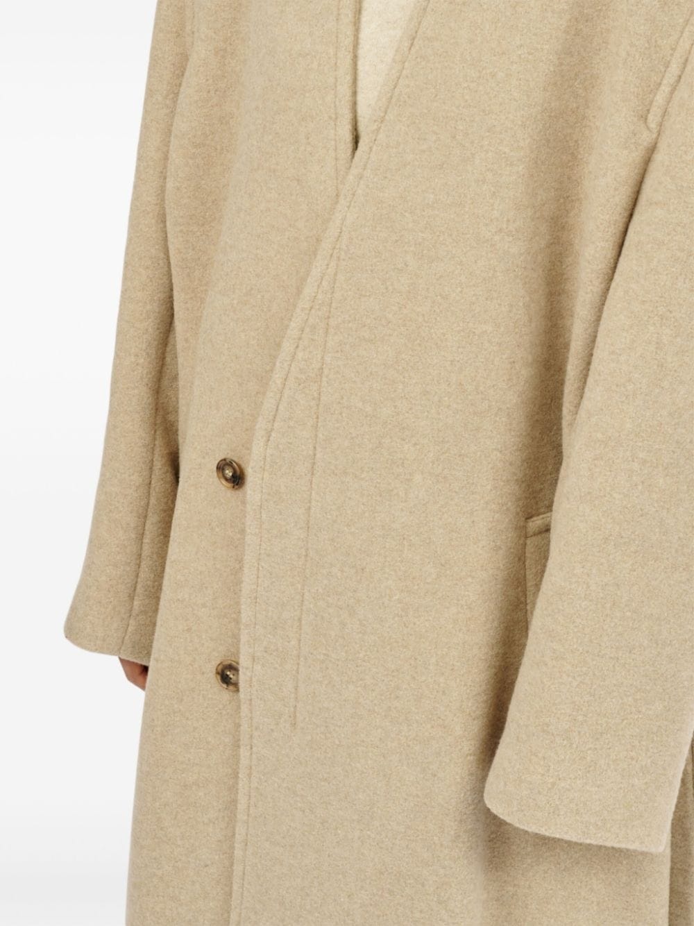 oversized pile coat - 7