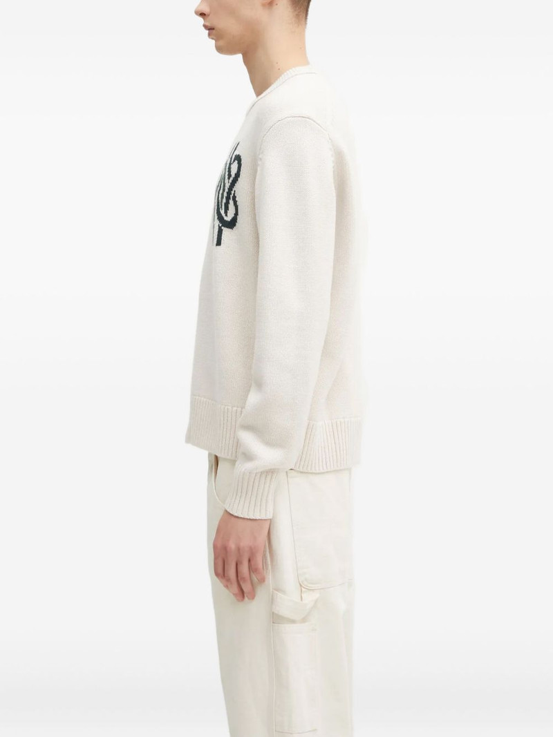 Filling Pieces ribbed graphic sweater outlook