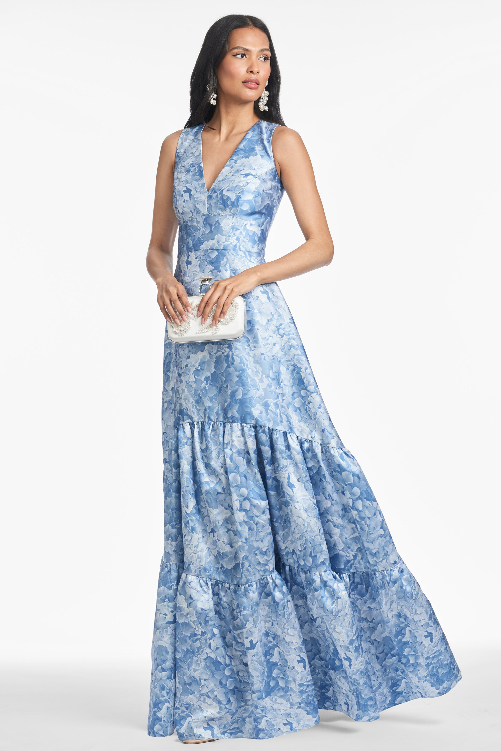 RORI GOWN - HYDRANGEA BLOOMS - 3