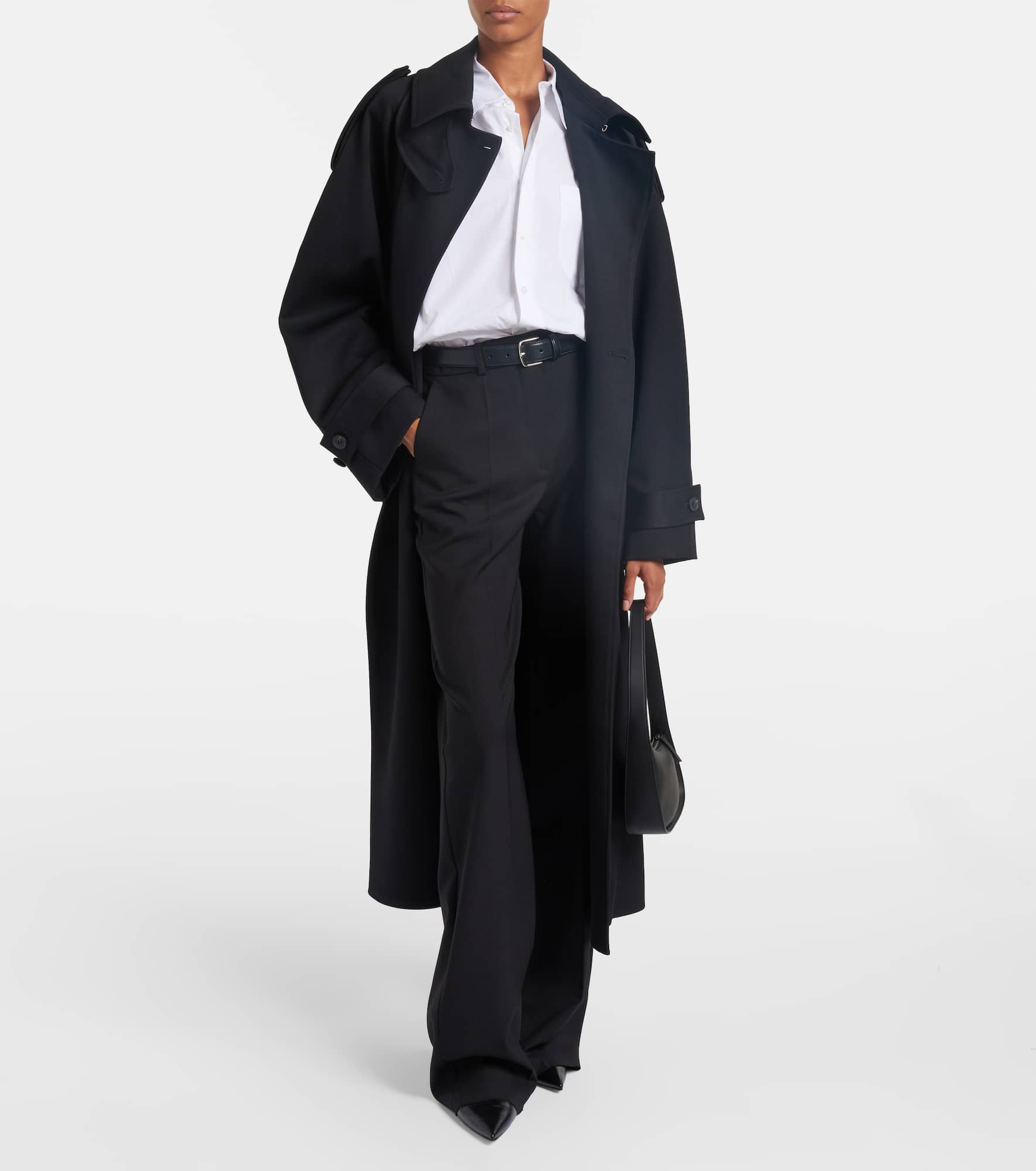 Oversized virgin wool coat - 2