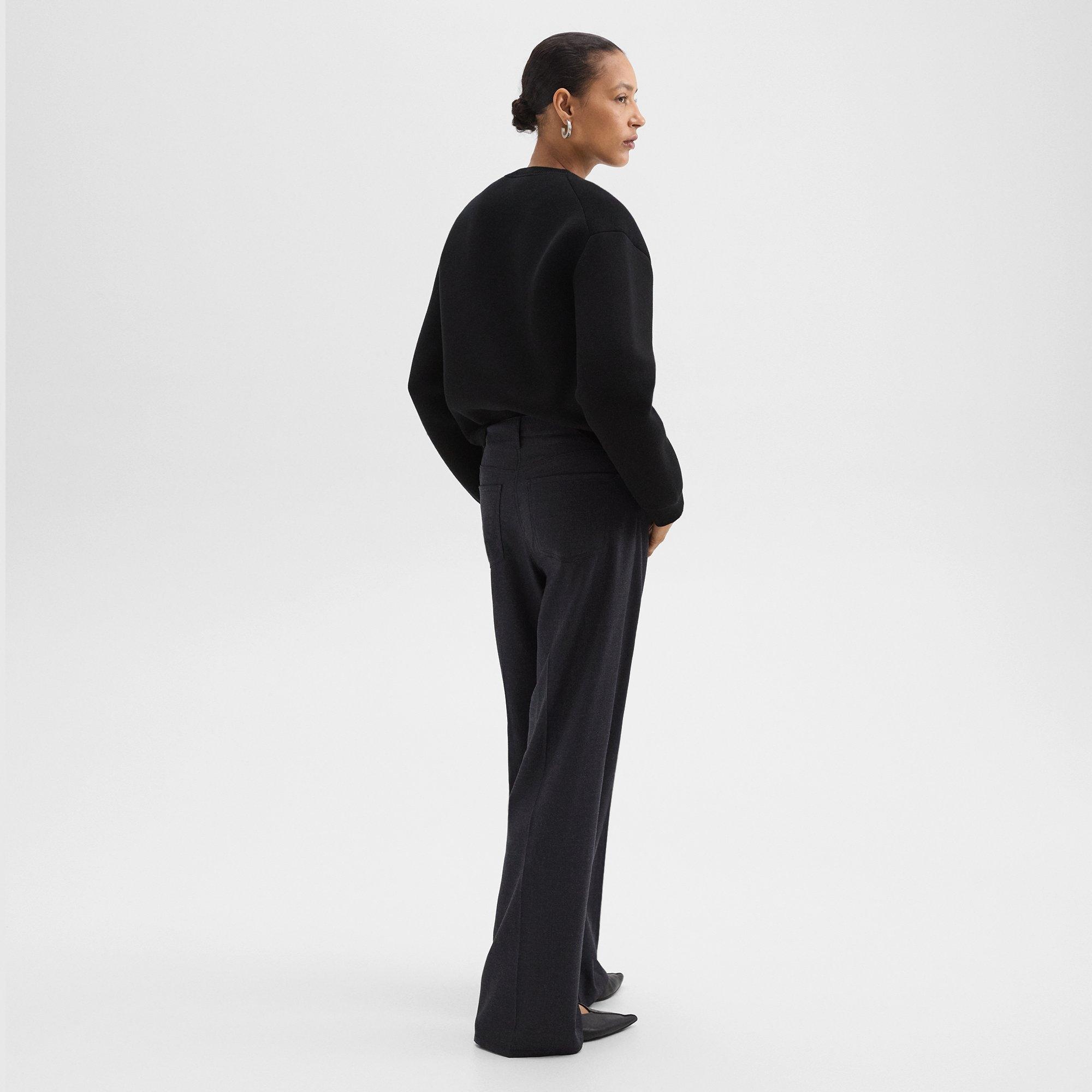 Straight-Leg 5-Pocket Pant in Stretch Flannel - 4