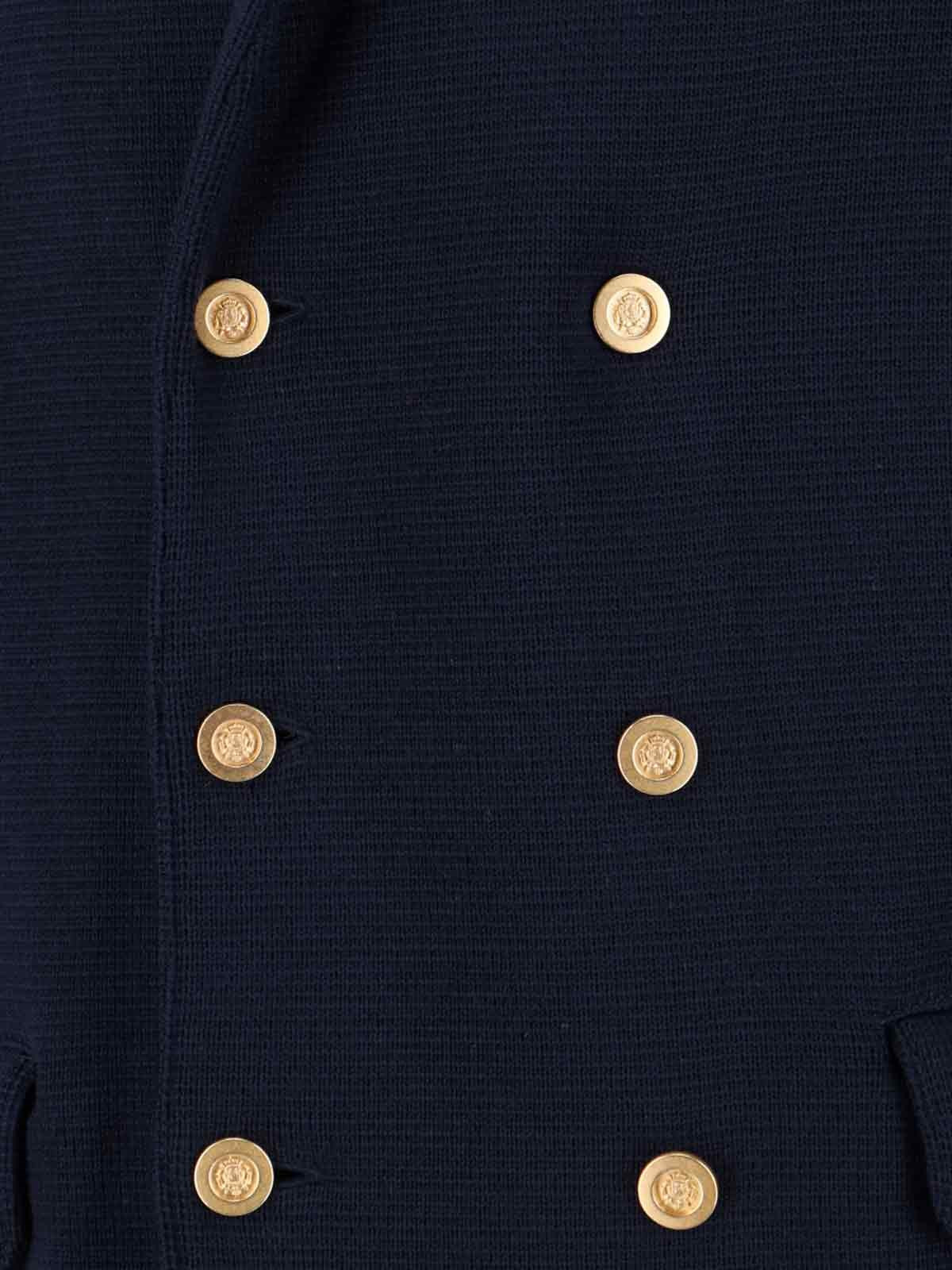 DOUBLE-BREASTED VIRGIN WOOL BLAZER - 3