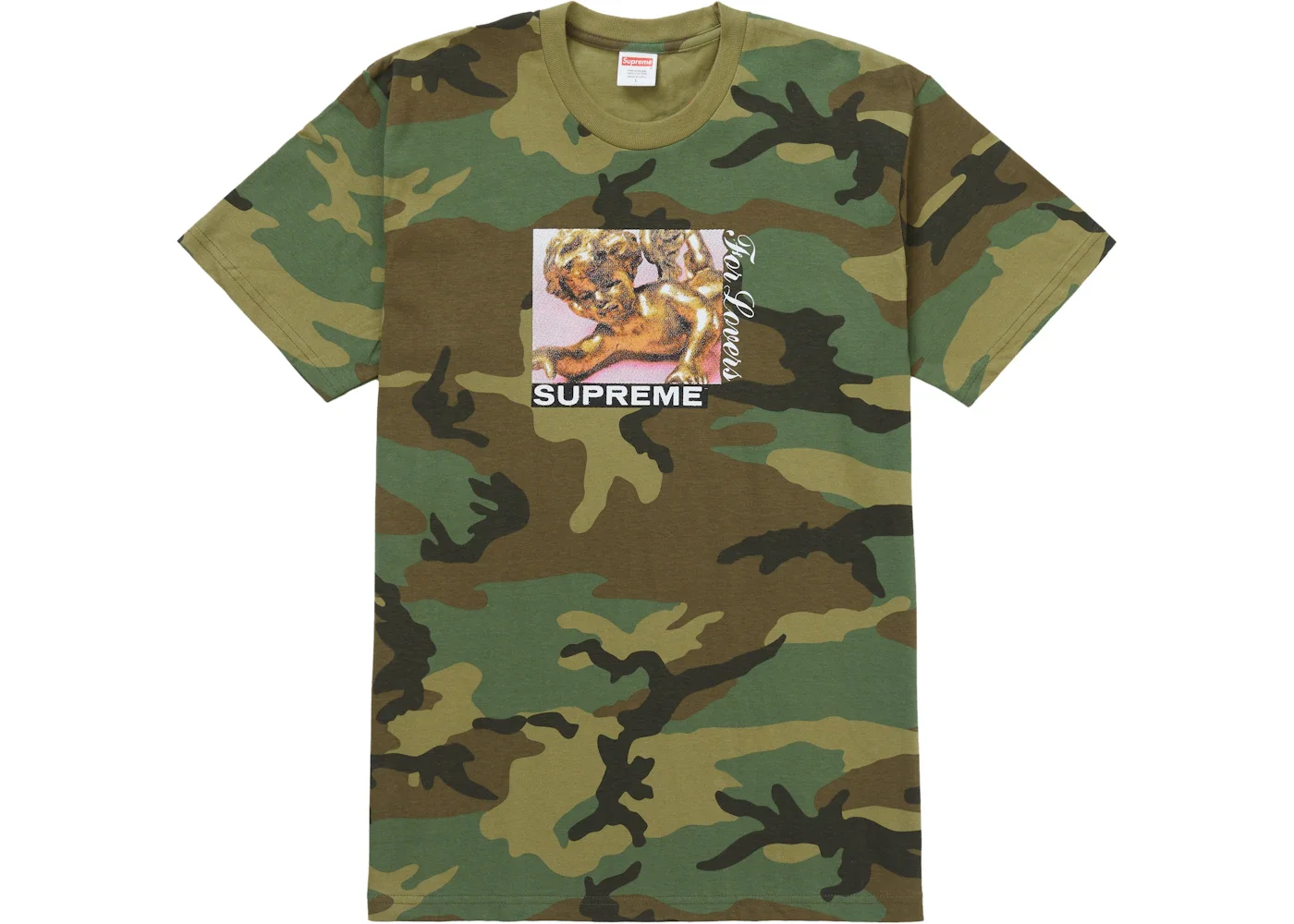 Supreme Lovers Tee Woodland Camo - 1