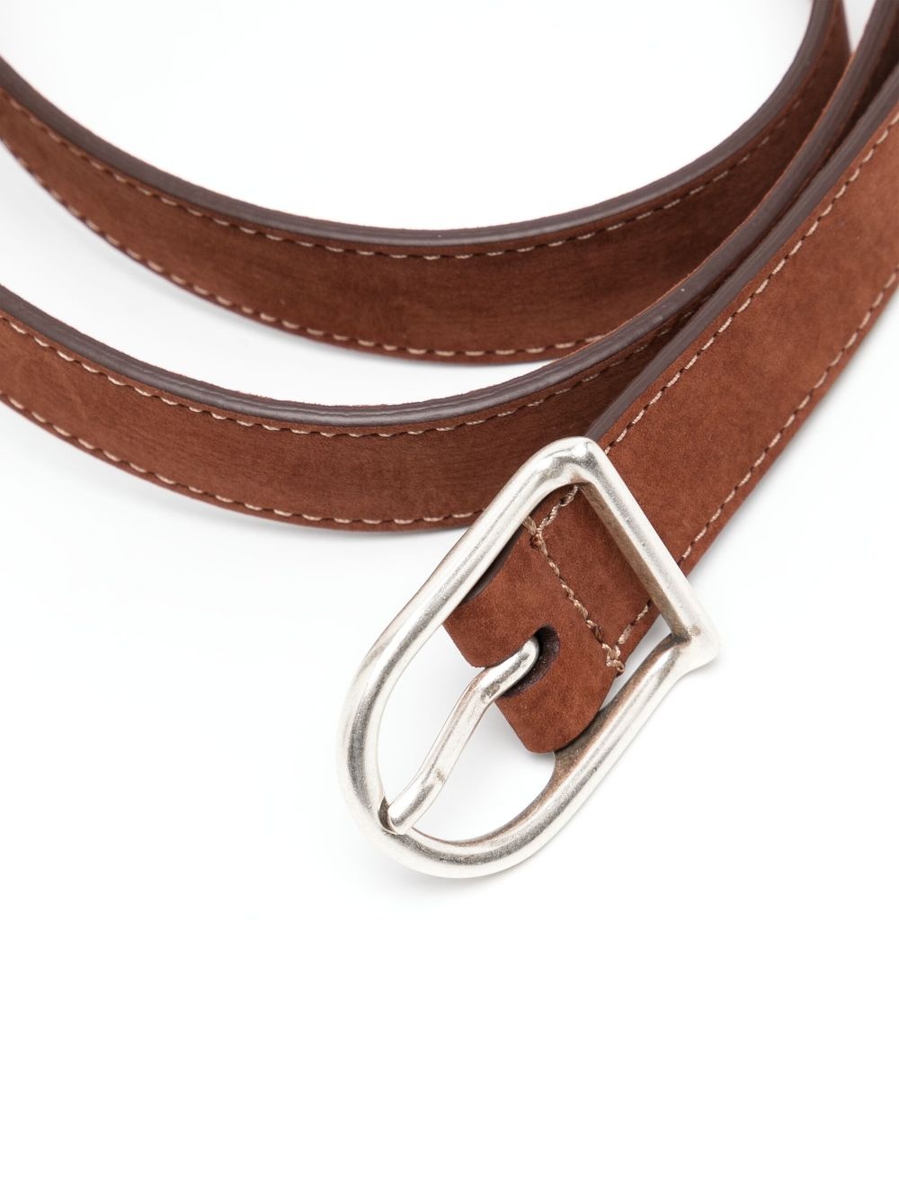 nubuck leather belt - 2