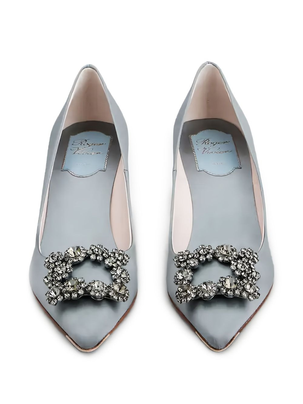 65mm crystal-embellishment pumps - 2