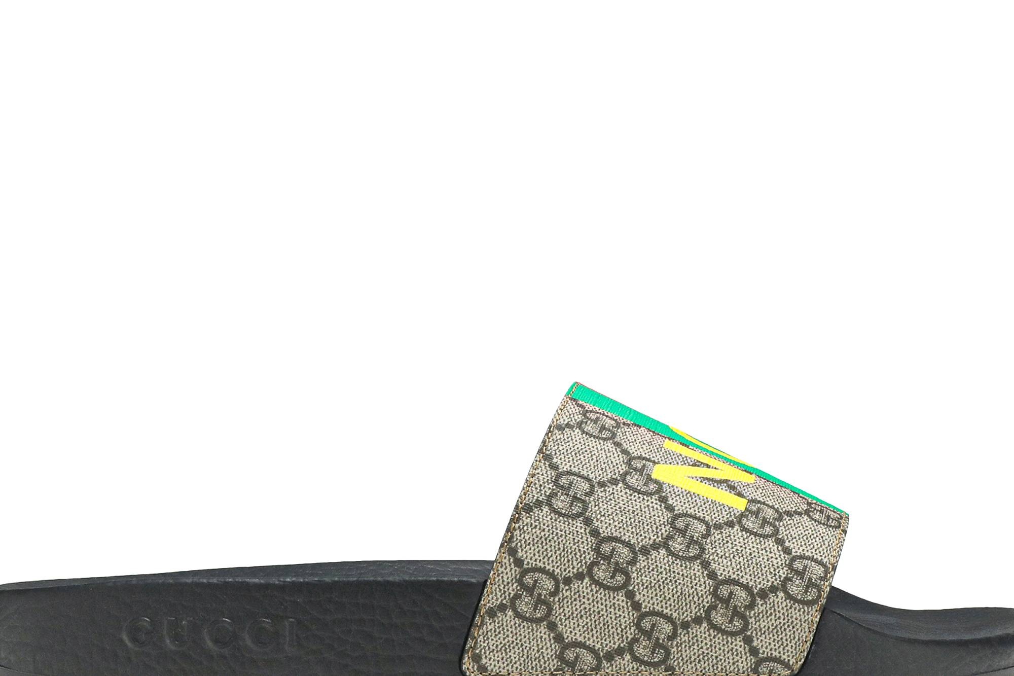 Gucci GG Supreme Slide 'Fake/Not' - 2