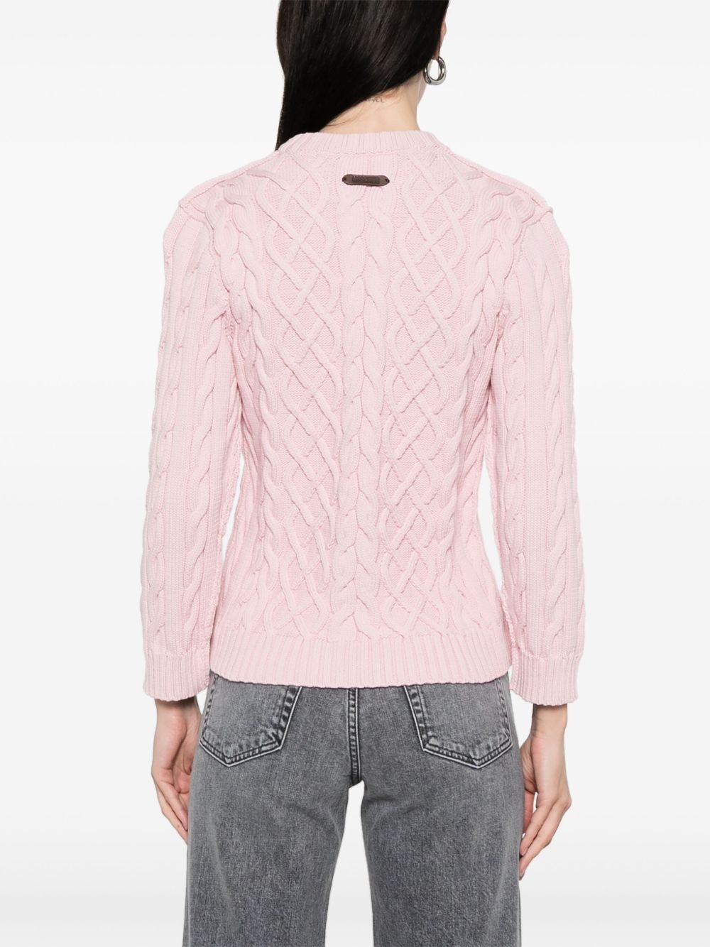 cable-knit sweater - 4