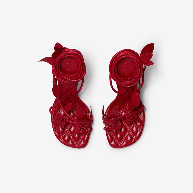 Leather Ivy Flora Heeled Sandals​ 5