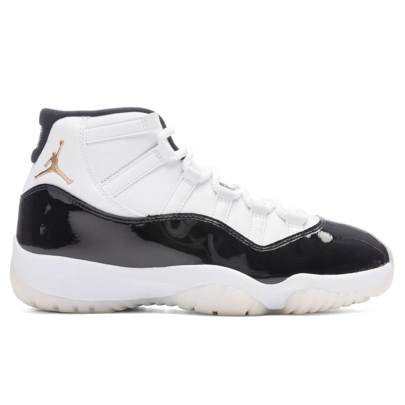 AIR JORDAN 11 RETRO 'GRATITUDE/DEFINING MOMENTS' - WHITE/METALLIC GOLD/BLACK - 1