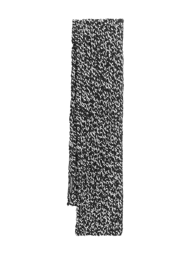 cable-knit scarf 1