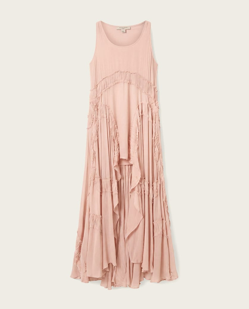 DORINA SLEEVELESS RUCHED MAXI DRESS 1