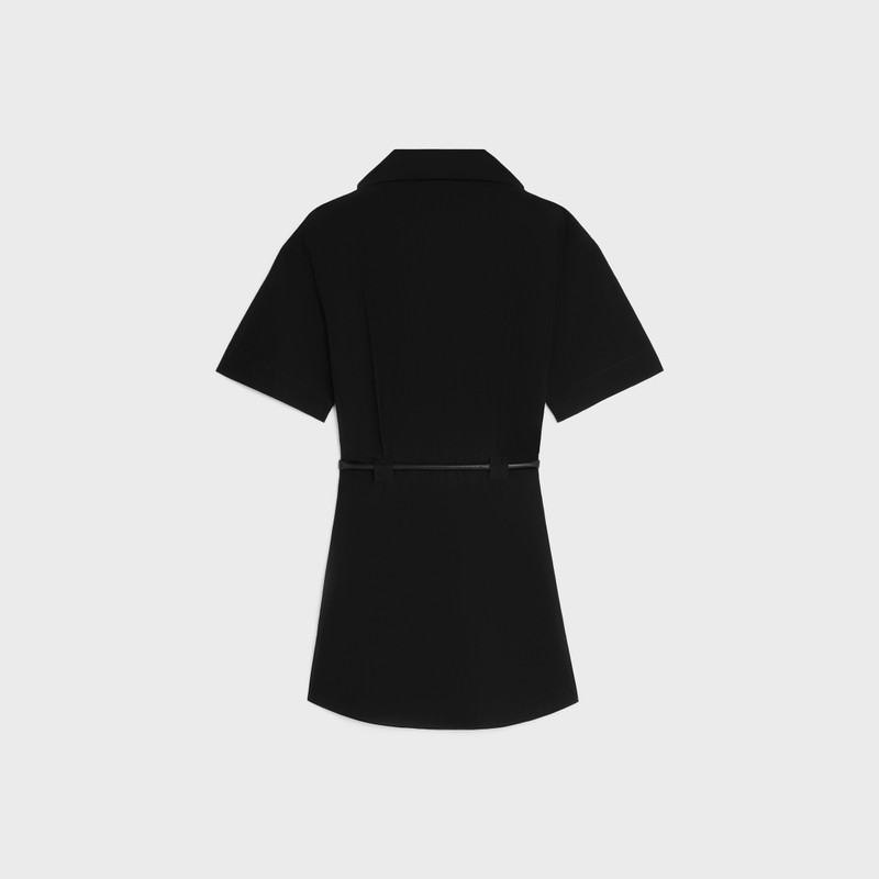 CELINE dress IN cotton and silk twill outlook