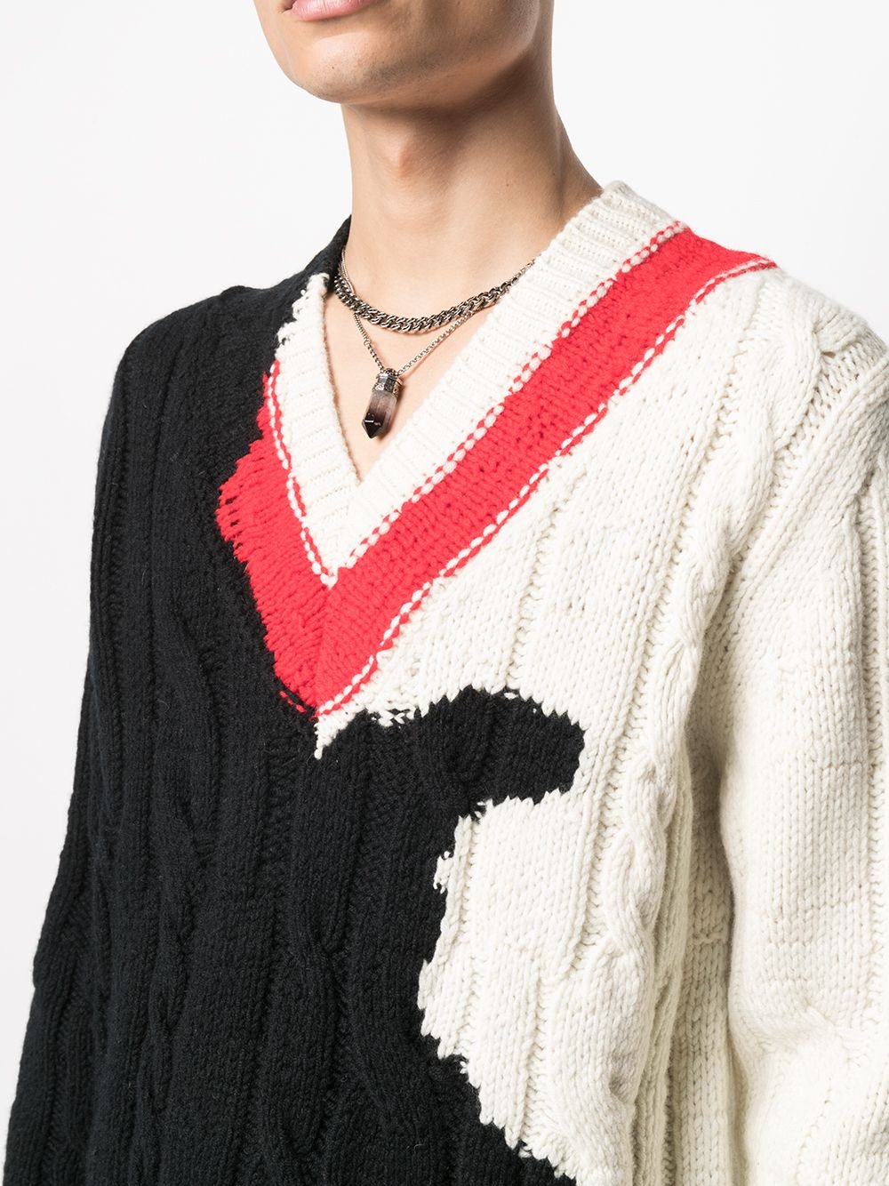 patterned intarsia-knit jumper - 5