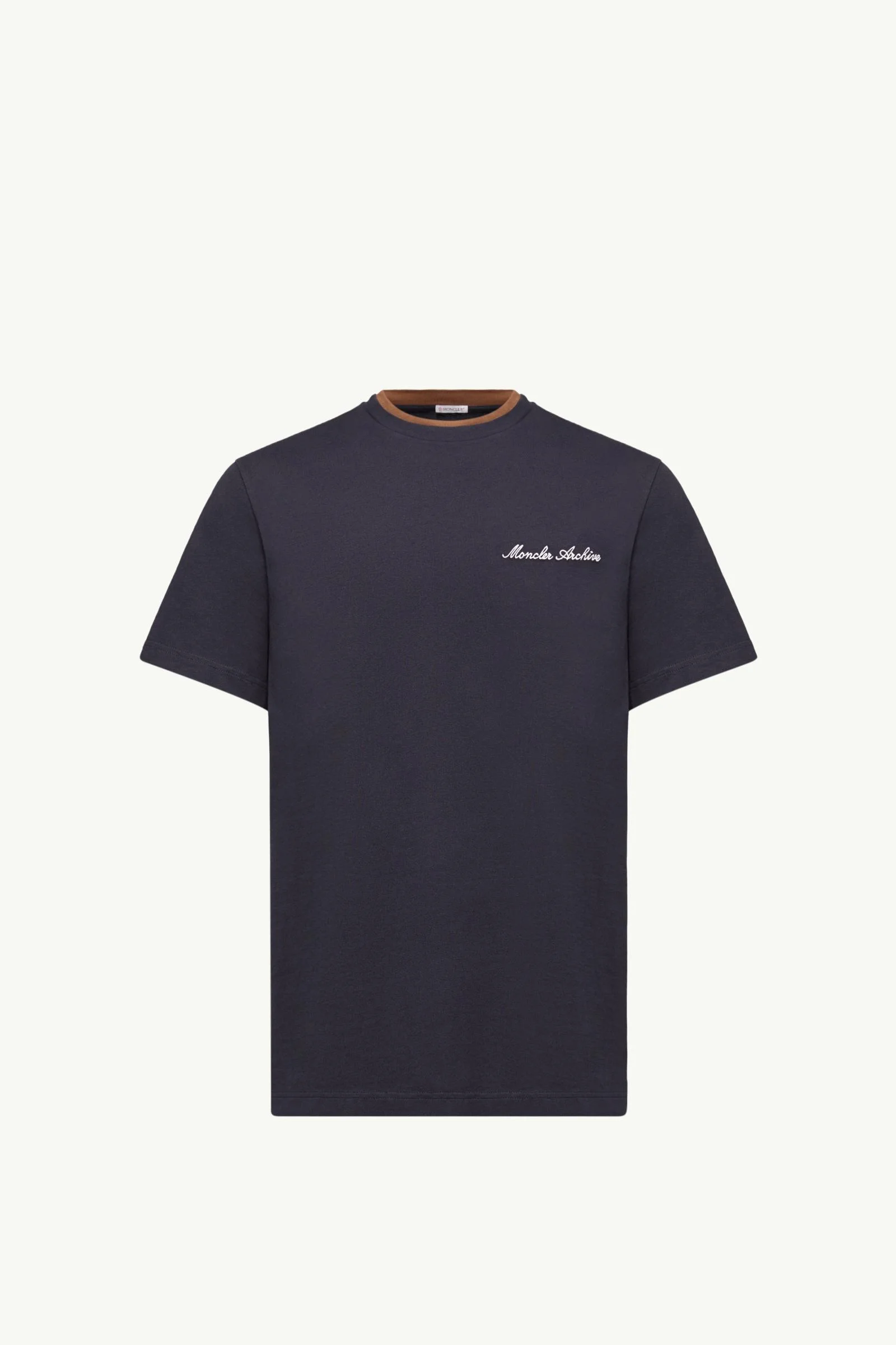 Embroidered Logo Cotton T-Shirt - 1