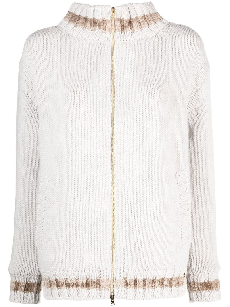 striped wool cardigan 1