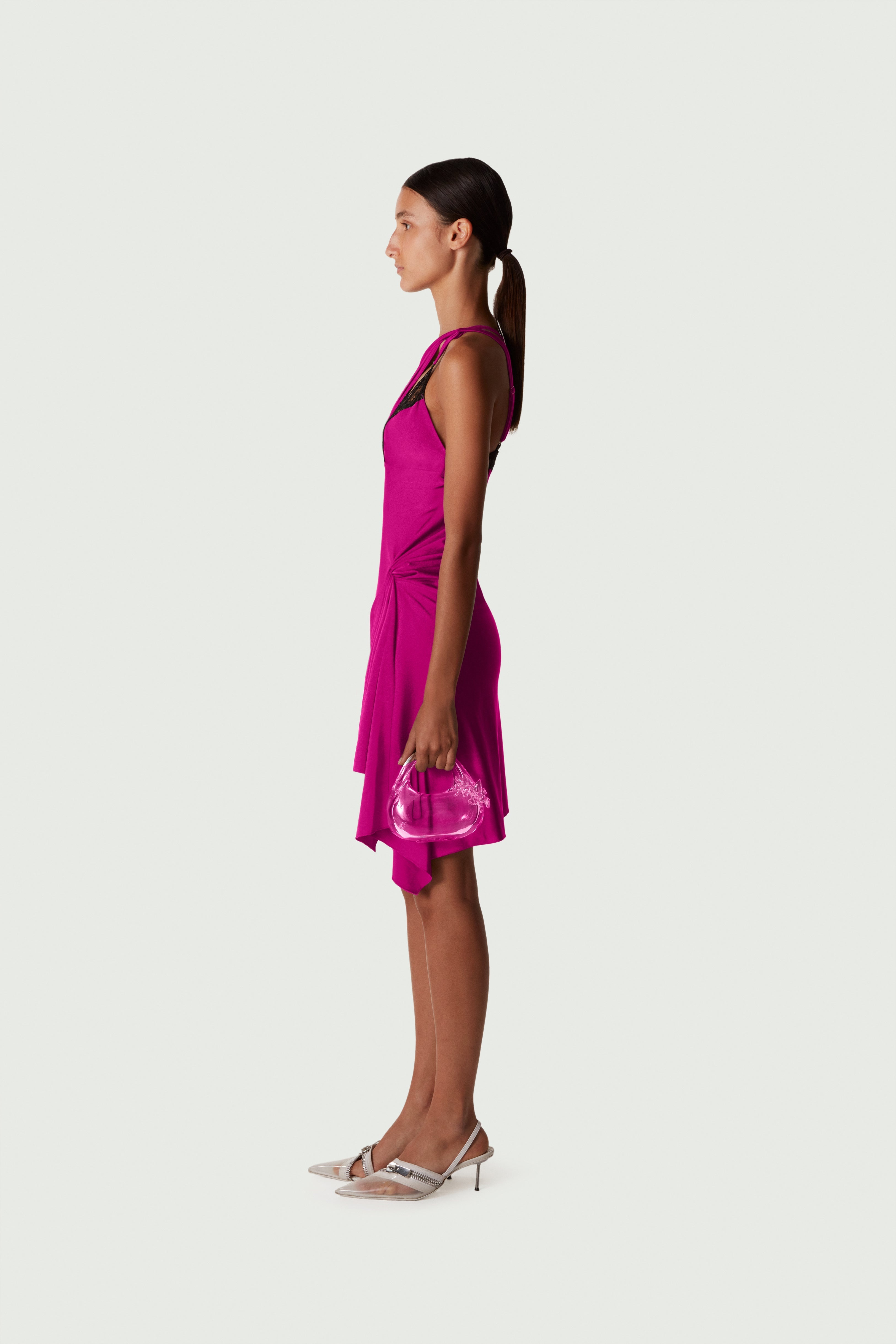 Asymmetric Mini Dress - 2