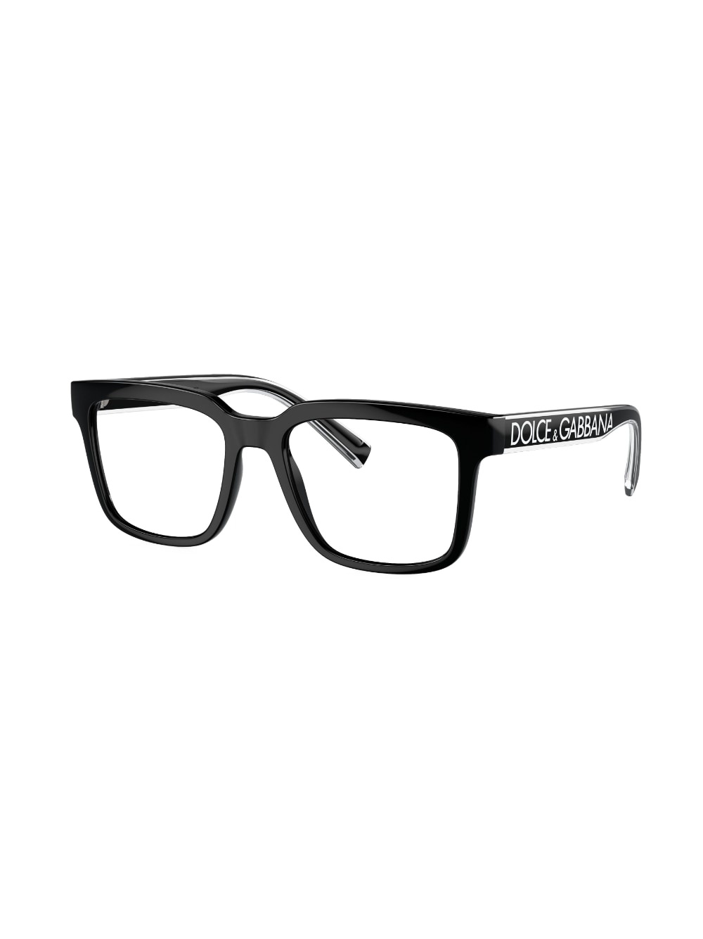 logo-print square-frame glasses - 2