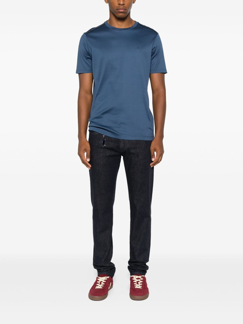 Paul & Shark embroidered-wave crew-neck T-shirt outlook
