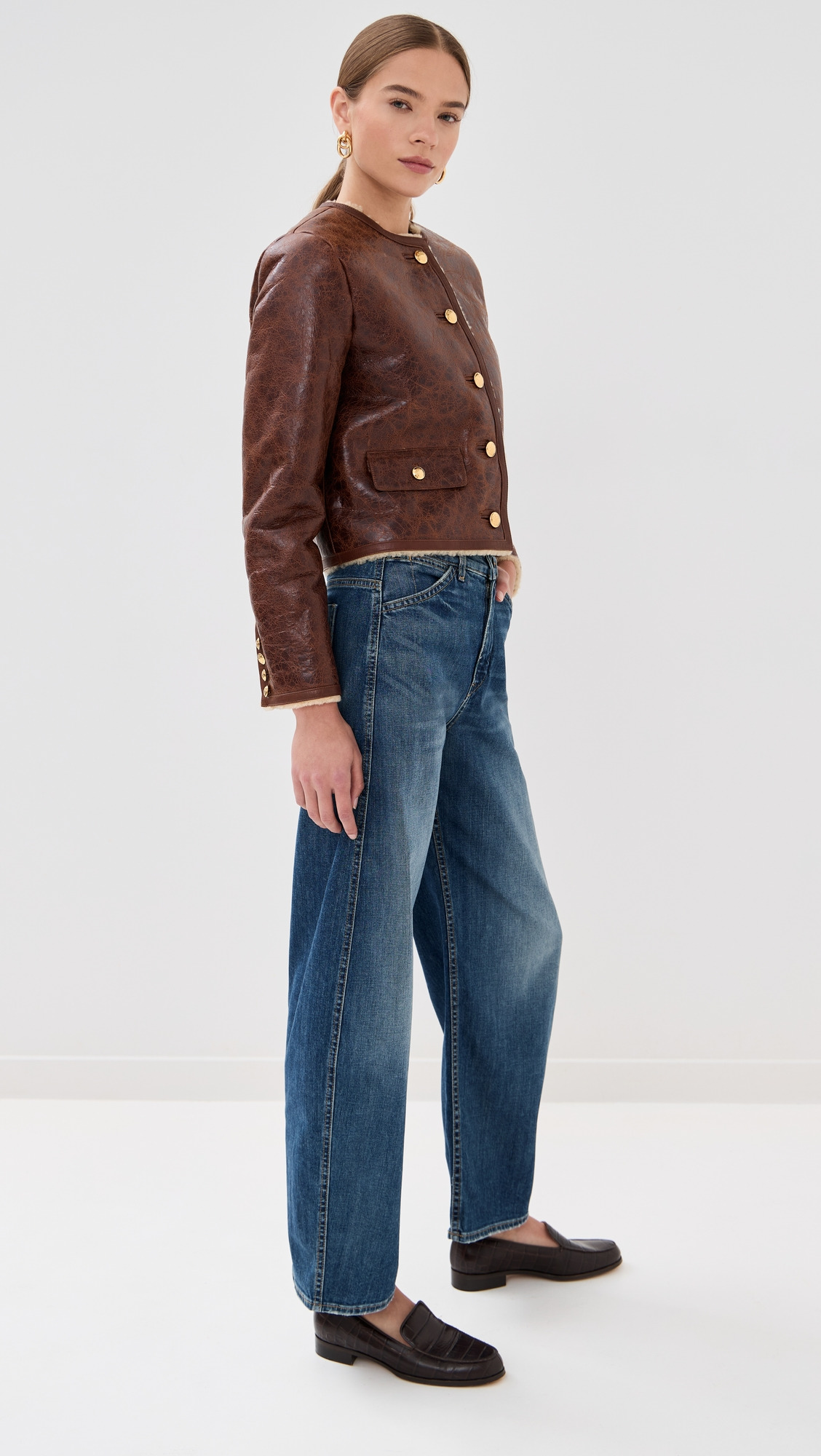 Zanie Short Shearling Coat - 3