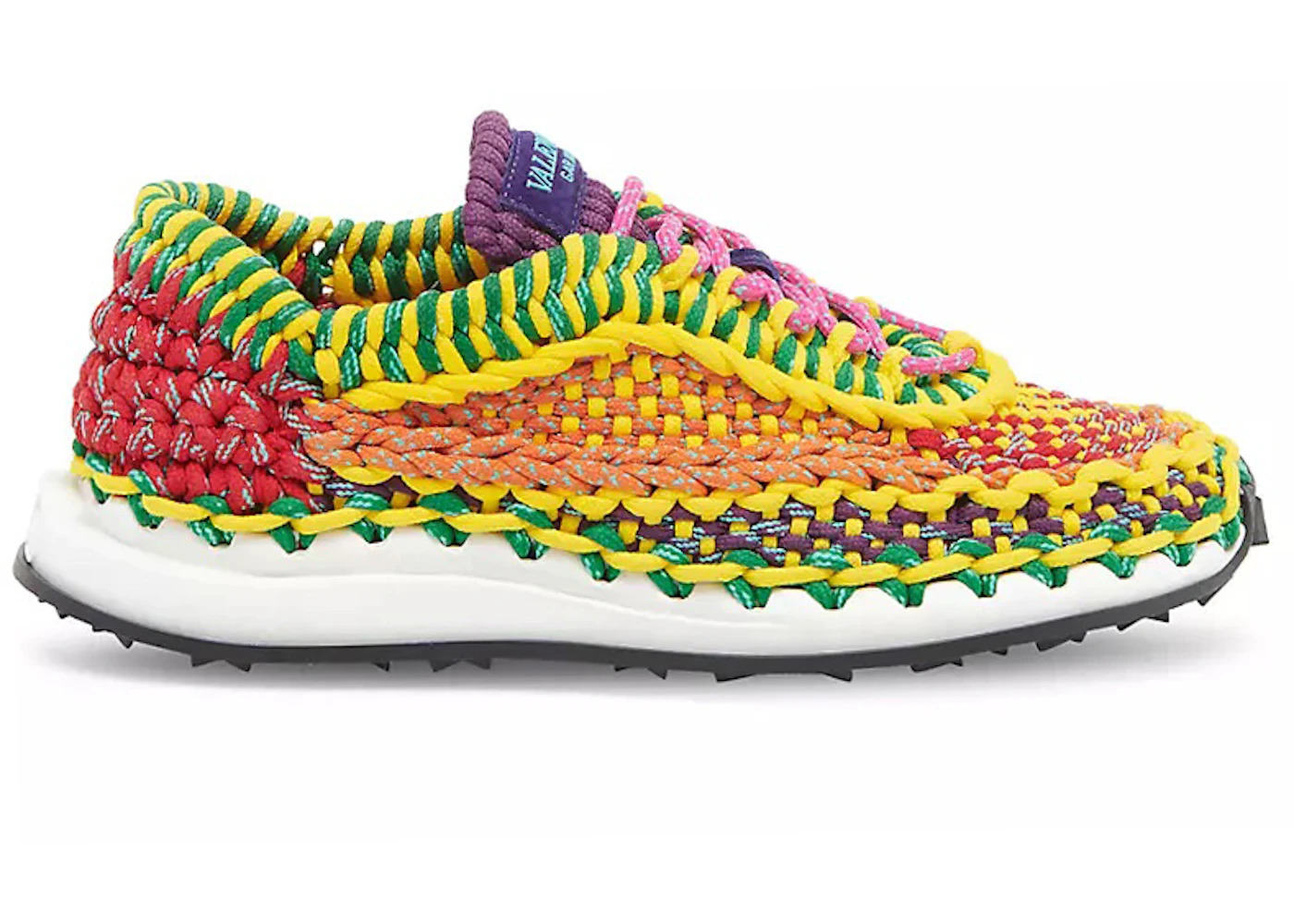 Valentino Garavani Crochet Knit Sneaker Multicolor - 1