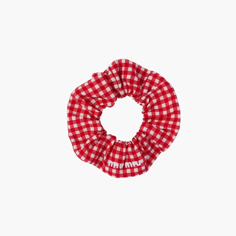 Printed faille scrunchie - 2