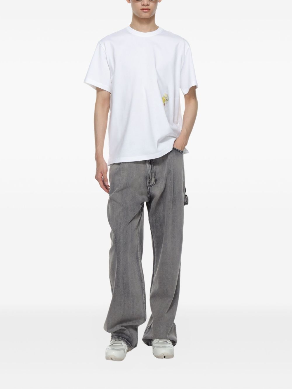 illustration-print T-shirt - 2