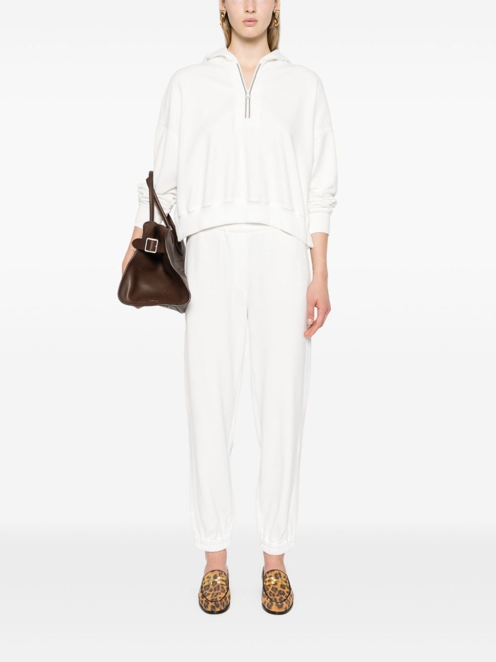 elasticated-waistband track pants - 2