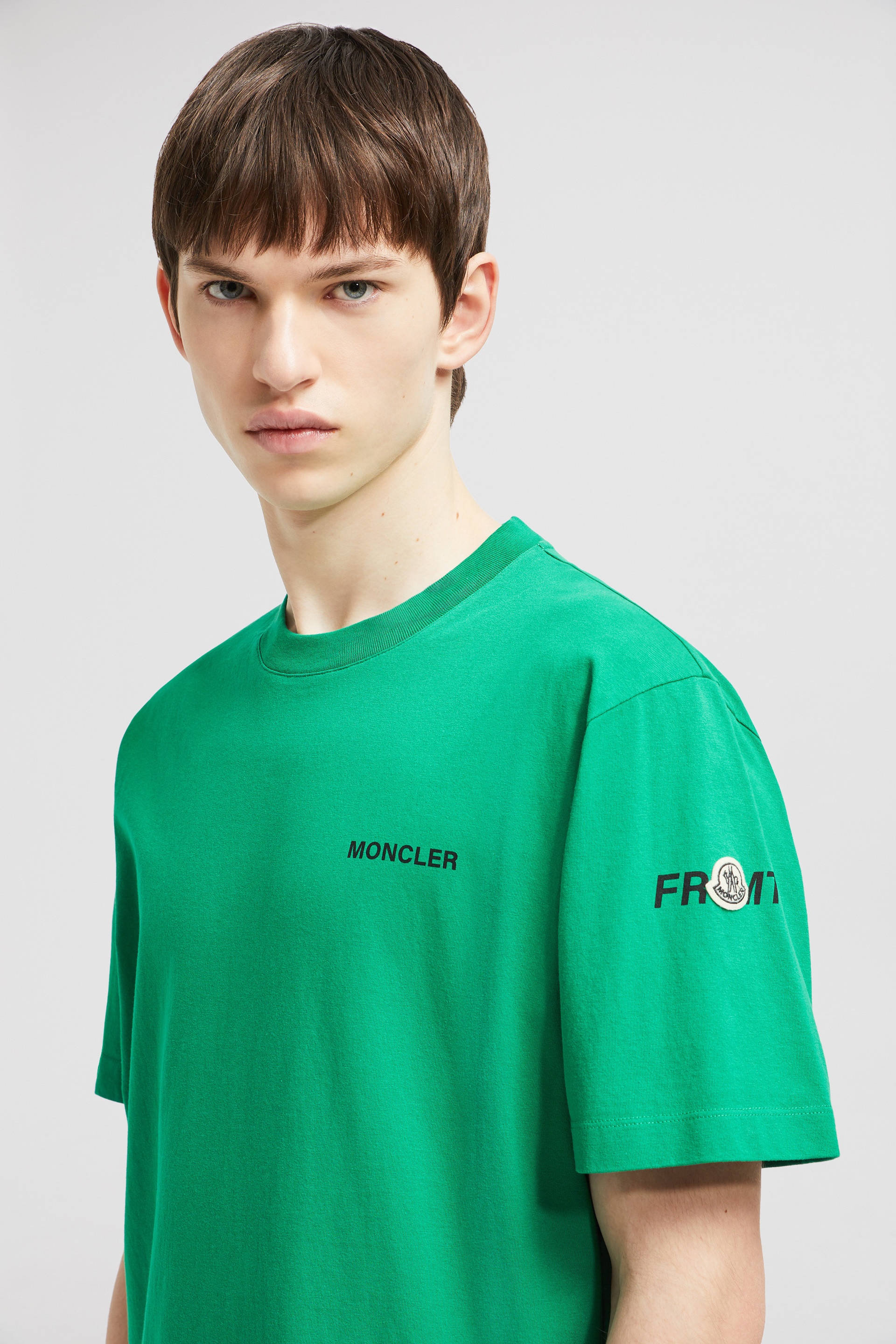 Moncler x FRGMT Maxi Logo Cotton T-Shirt - 4