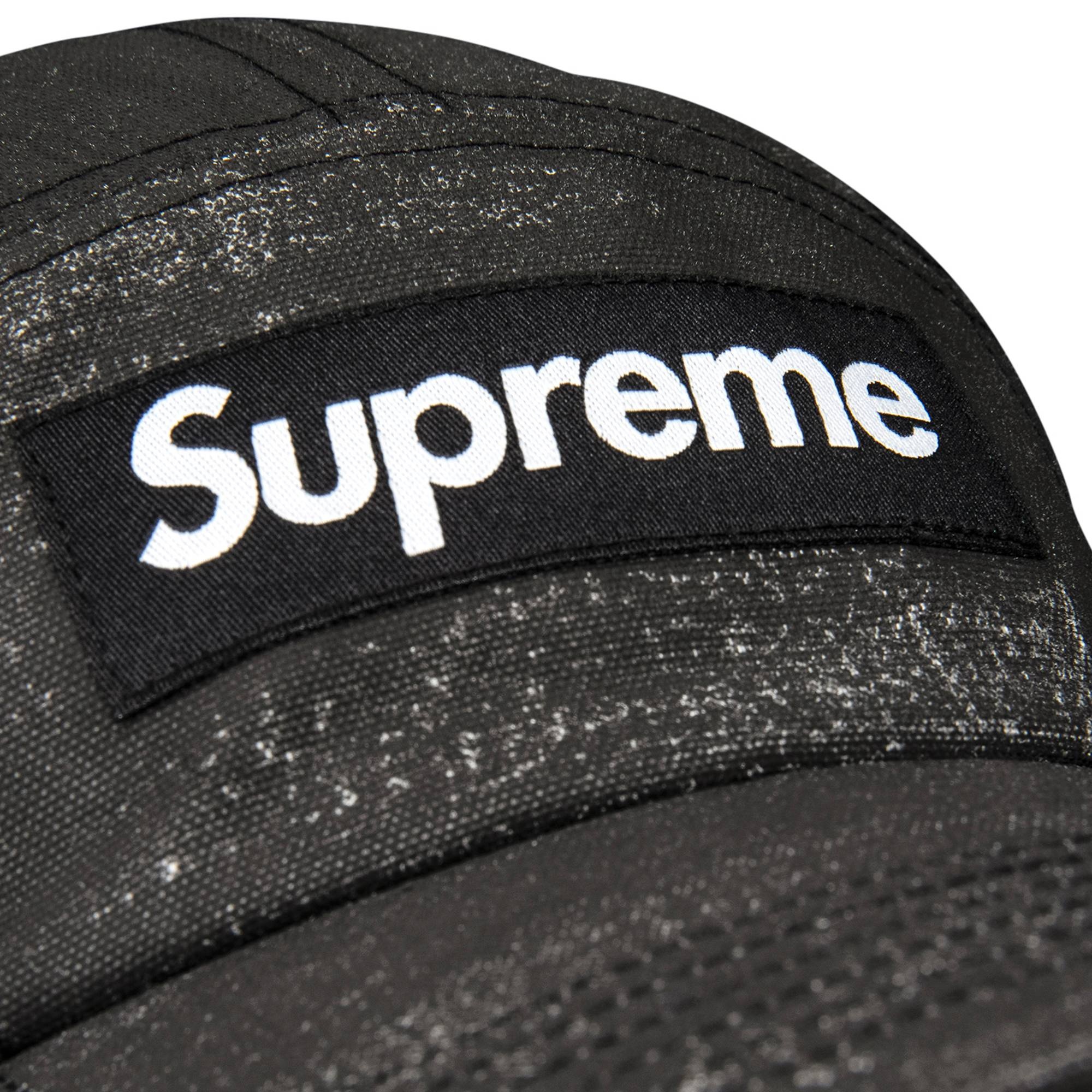 Supreme Coated Cordura Camp Cap 'Black' - 3