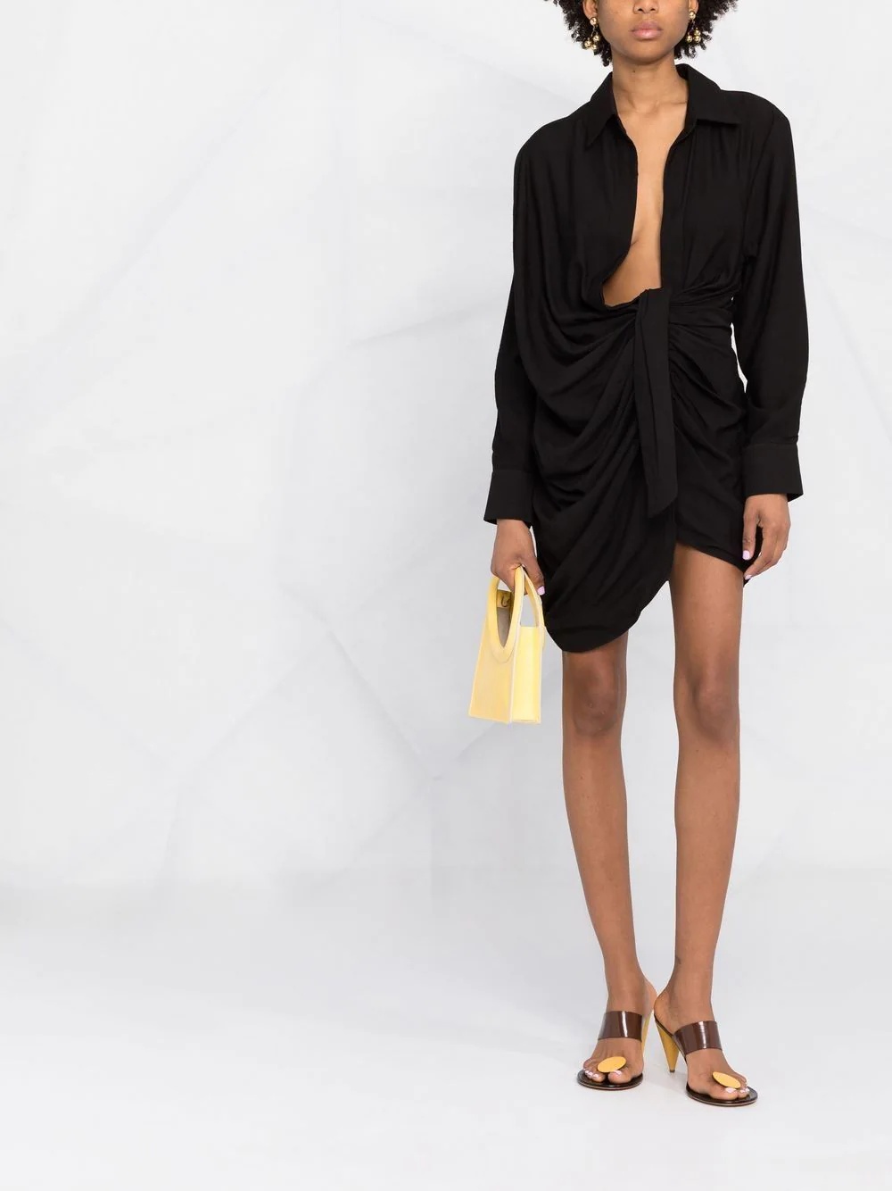 La Robe Bahia draped minidress - 2