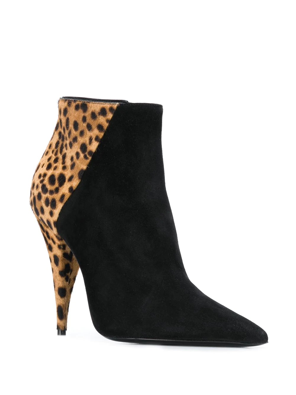 Kiki leopard print ankle boots - 2