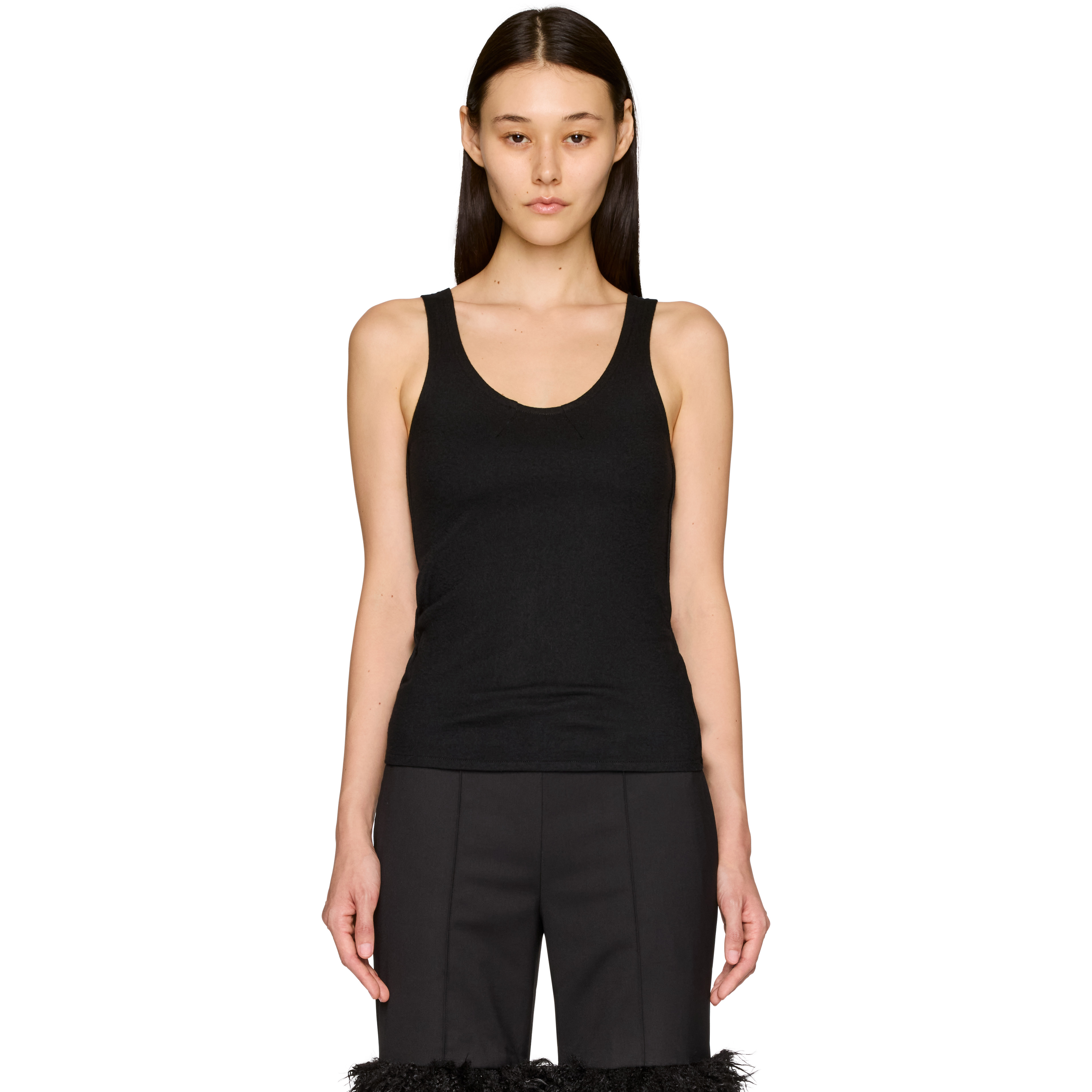 Stretch Wool Tank Top - 1