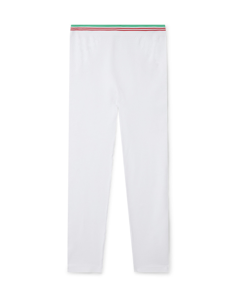 CASABLANCA White Seamless Ribbed Legging outlook