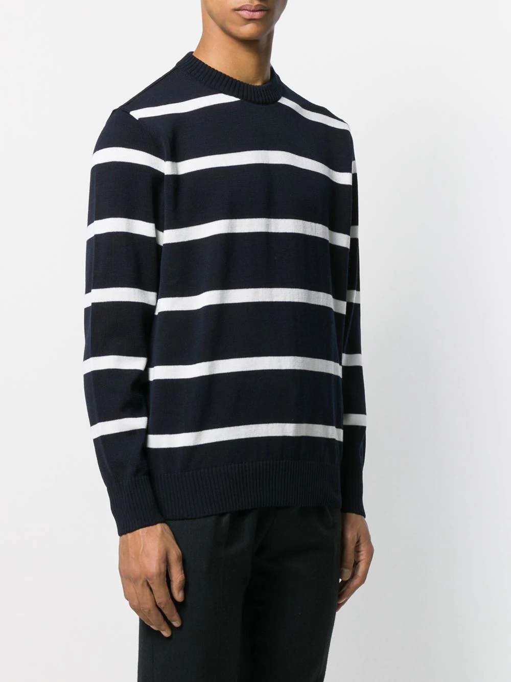 striped print jumper - 3