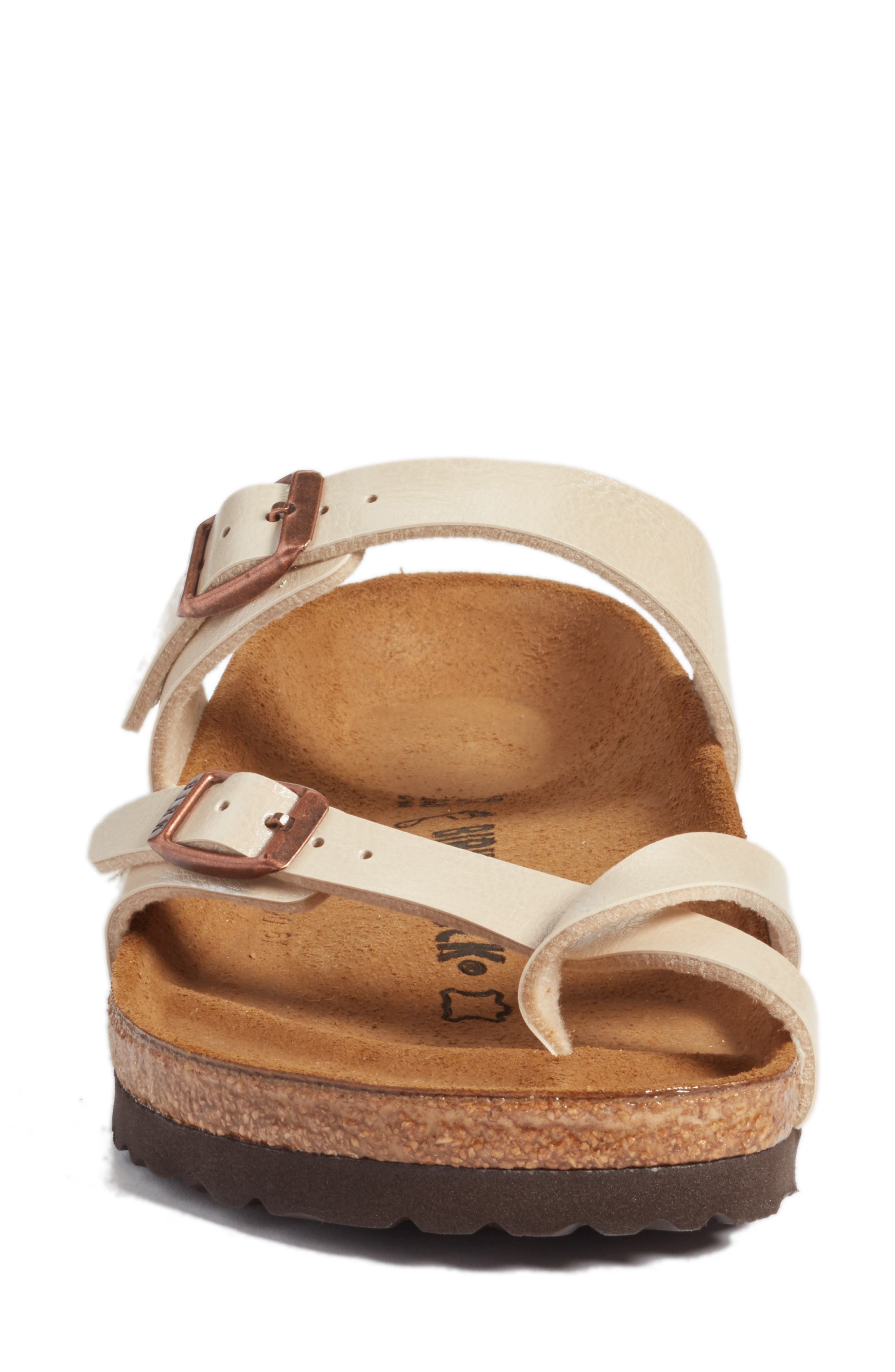 Birkenstock Mayari Birko-Flor Sandal in Antique Lace White at Nordstrom - 4