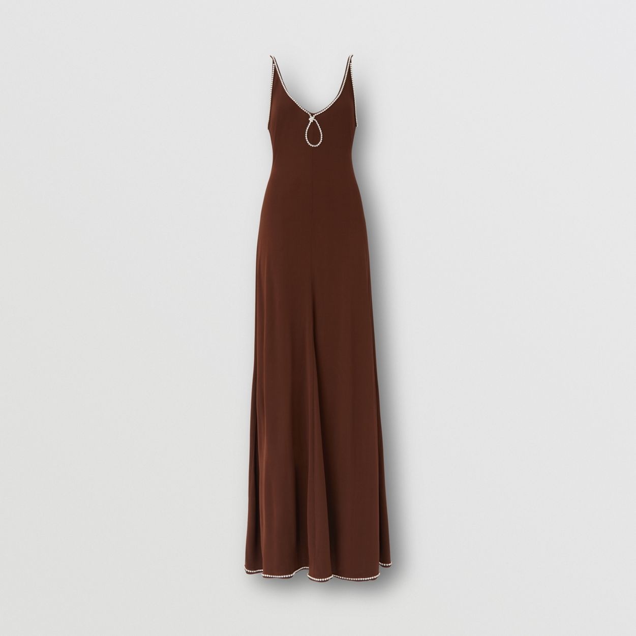 Sleeveless Crystal-embellished Jersey Gown - 1