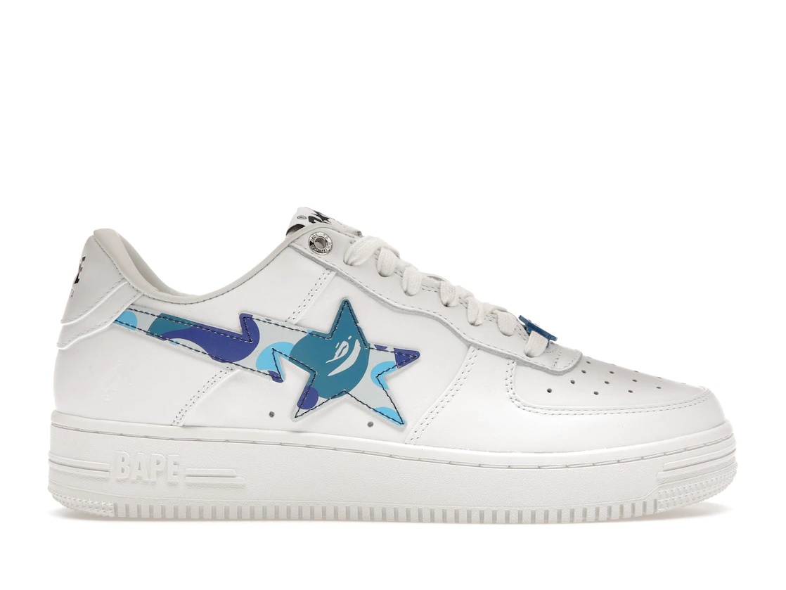 A Bathing Ape Bape Sta Low ABC Camo White Blue (2022) - 1