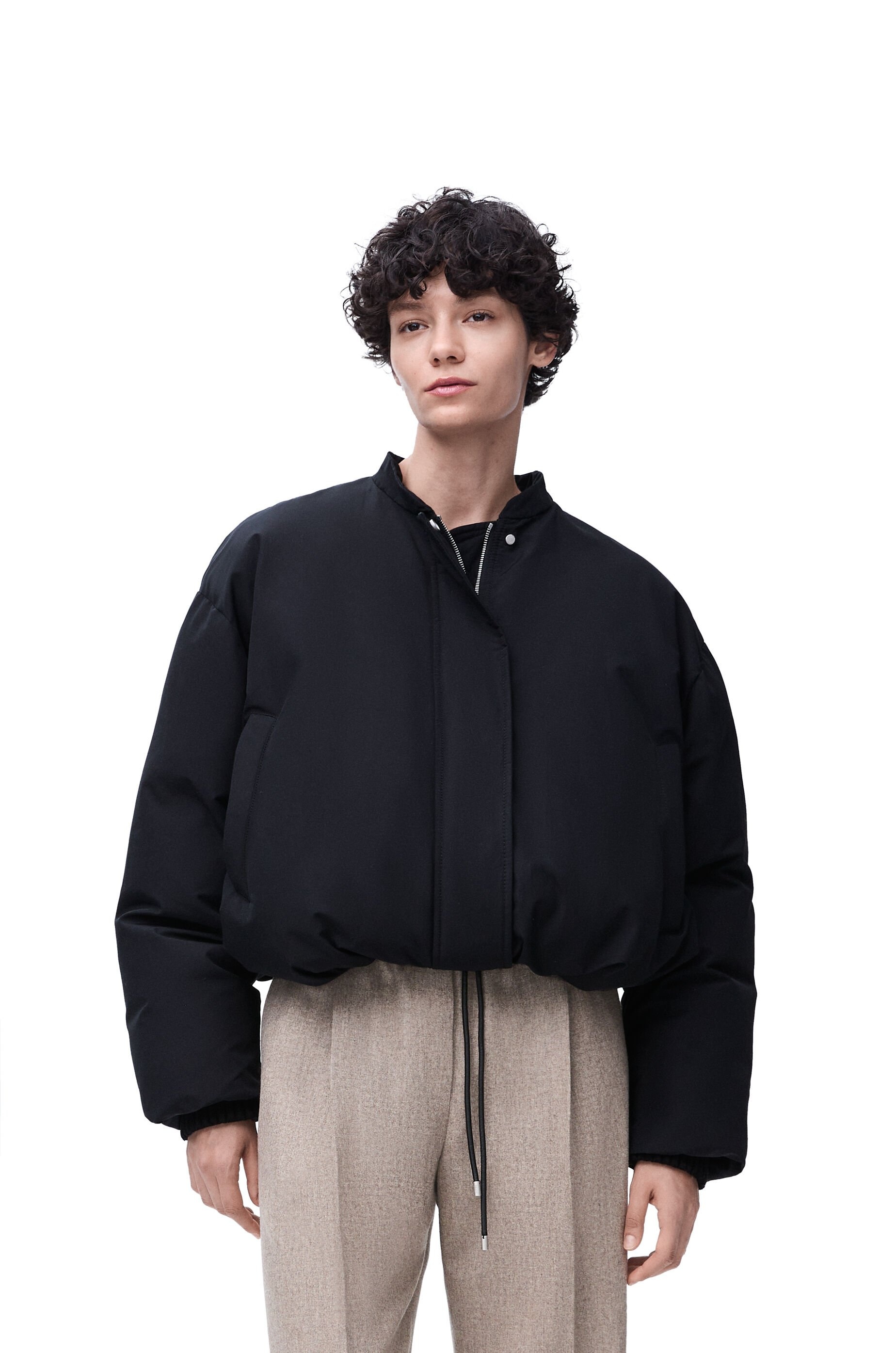 Puffer jacket in technical cotton blend - 4
