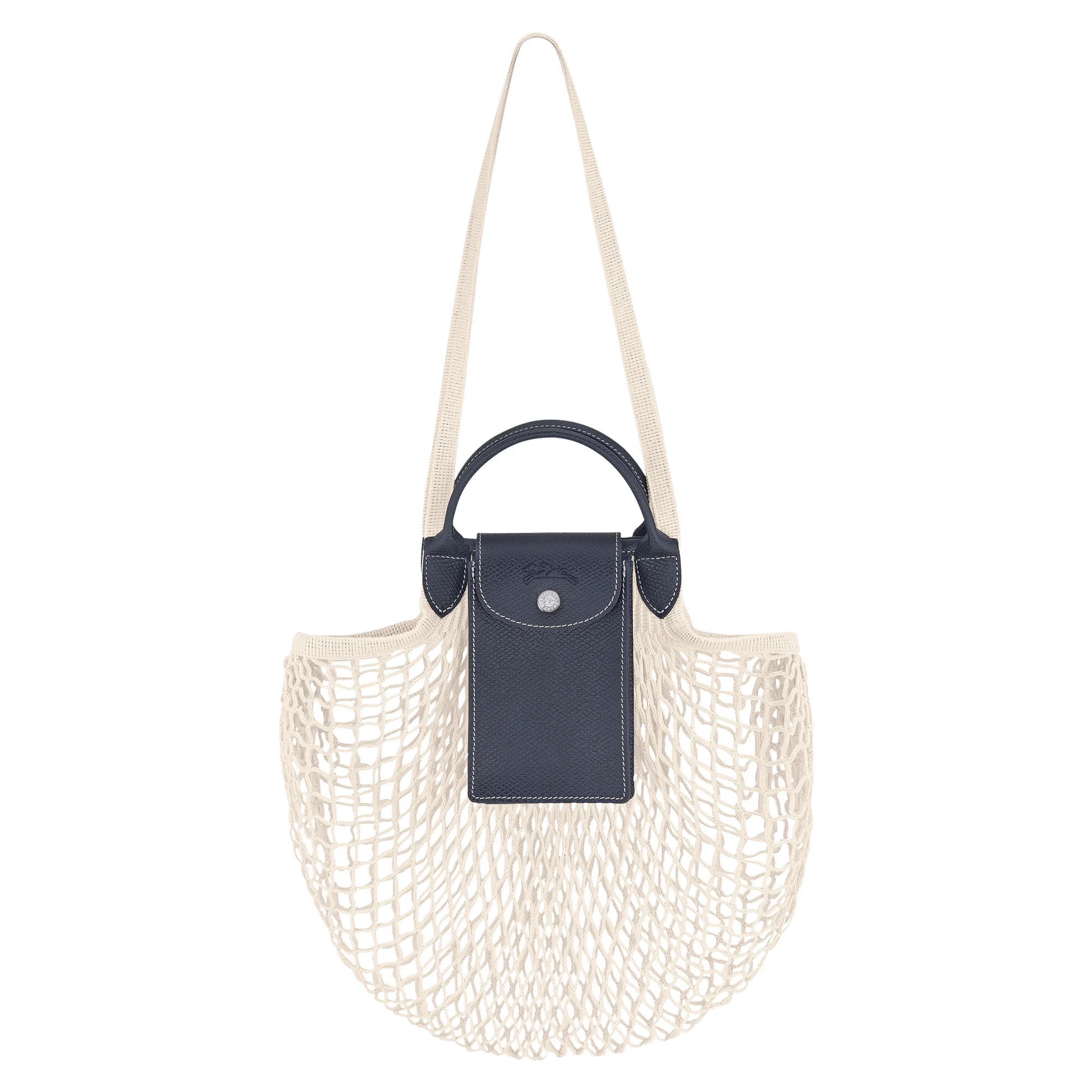 Le Pliage Collection L Mesh bag Navy - Canvas - 1