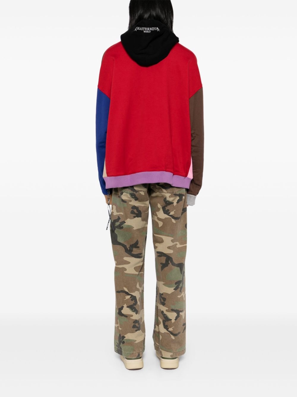 embroidered logo hoodie - 4