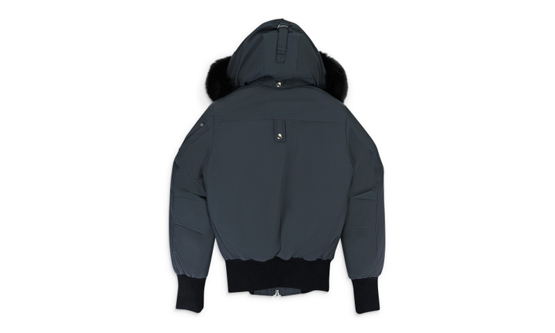 MOOSE KNUCKLES MOOSE KNUCKLES DEBBIE BOMBER GRANITE W/BLK BOMBER "Granite W/Blk" outlook