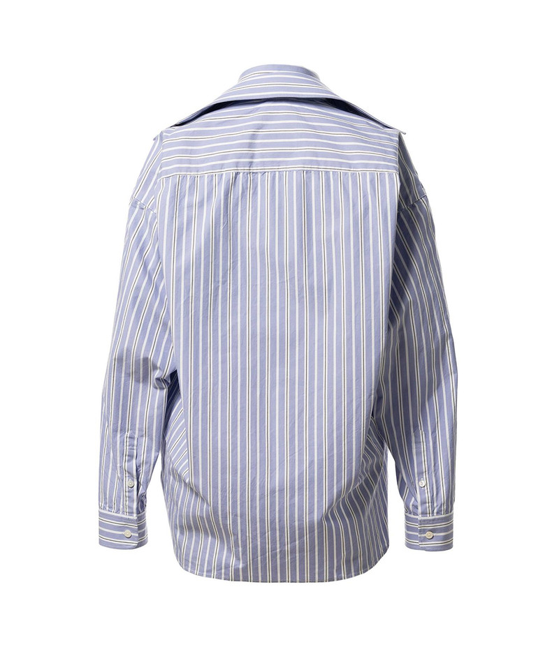 Front Layered Stripe Shirt 20