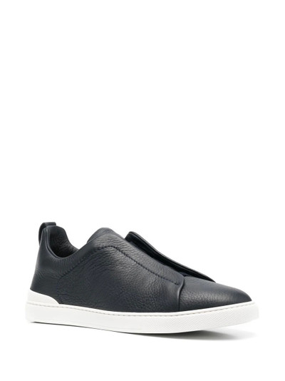 Z Zegna slip-on leather trainers outlook