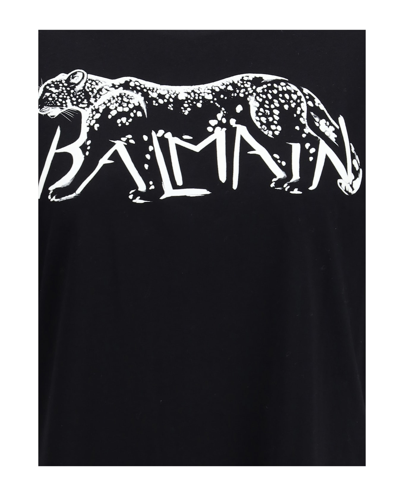 Balmain T-shirt With Leopard Print - 3