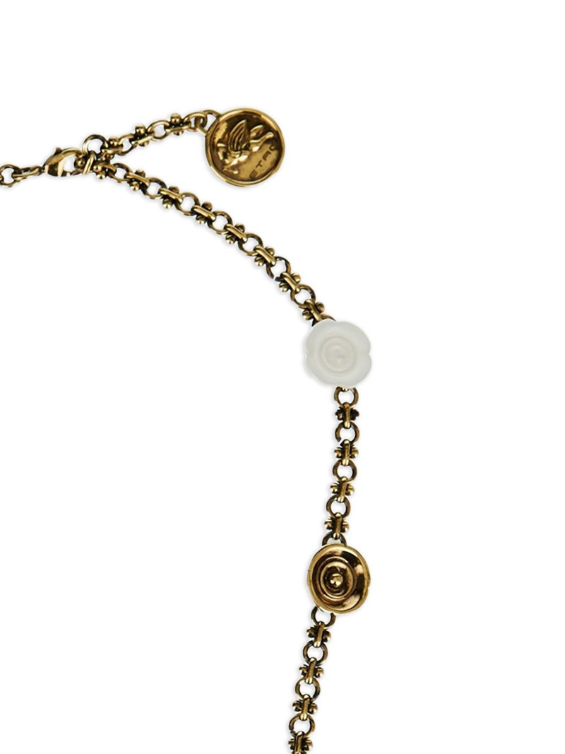 Etro floral-charm necklace outlook