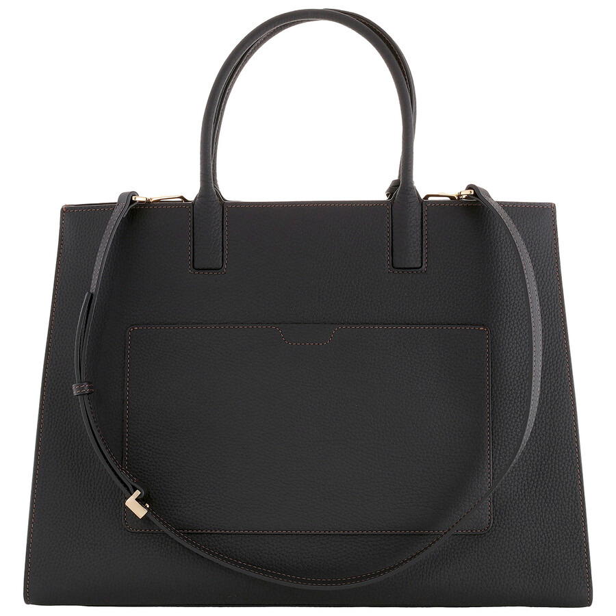 Burberry Black Grainy Leather Medium Frances Bag - 5