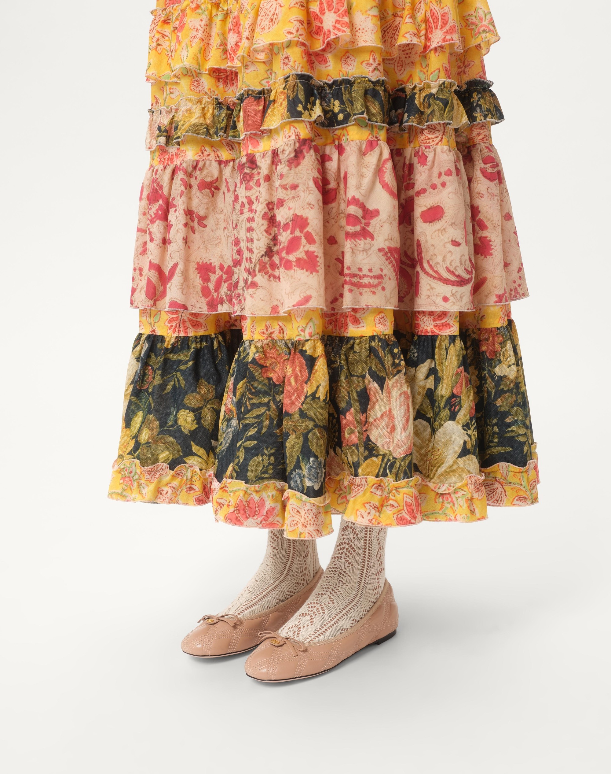 QUILTIE BALLERINA 67 IN QUILTED NAPPA LEATHER - 2