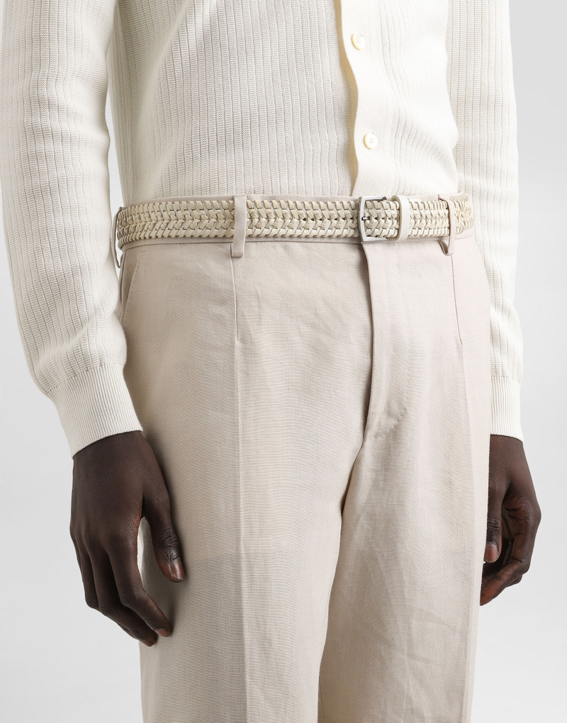 Dolce & Gabbana Woven leather belt outlook