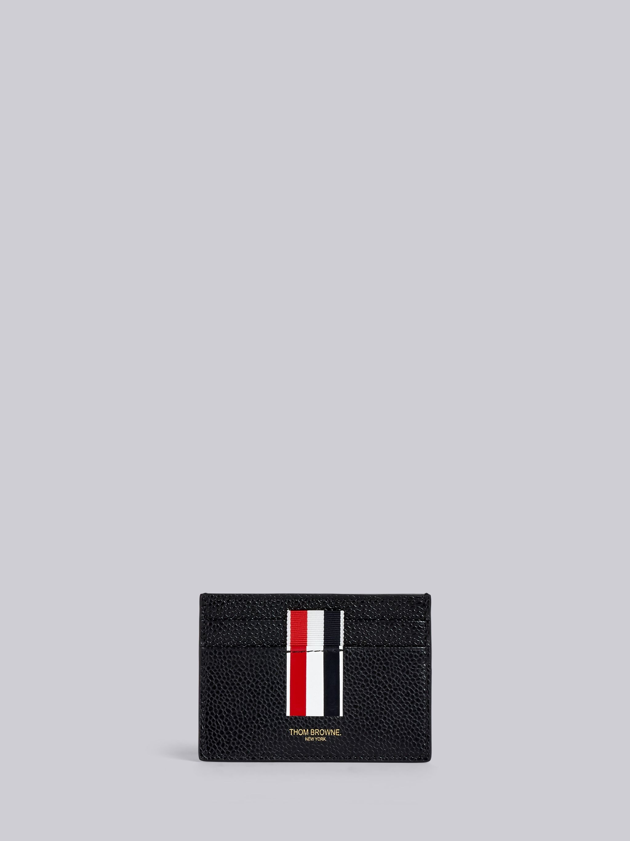 vertical Intarsia stripe cardholder - 1