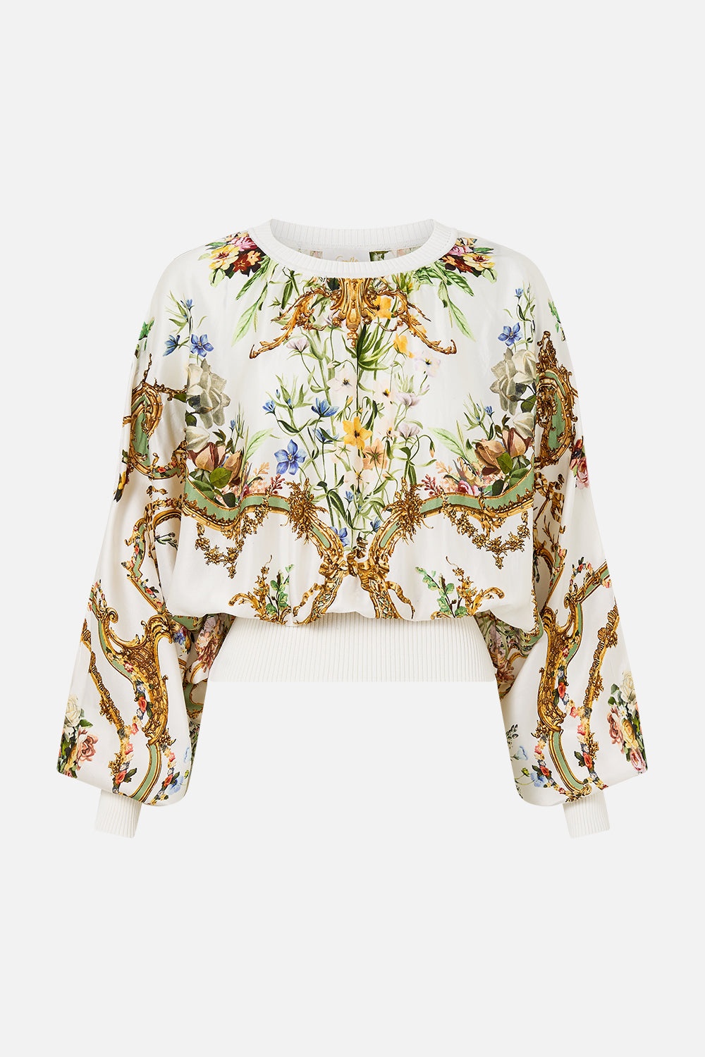 SILK BODY KNIT JUMPER - 1